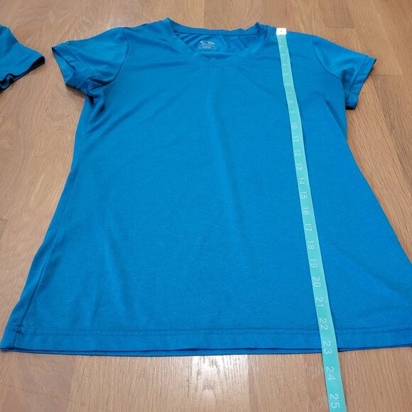Champion C9 Shirts Womens Small Lot of TWO (2) Blue Turquoise Athletic Tops - Picture 6 of 13
